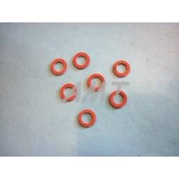 Arandela Ø 15 x   9 mm - fibra roja