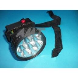 Linterna minero 9 Leds,