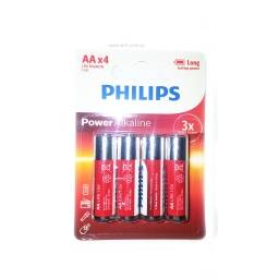 Pila tipo AA  - Philips Alcalina