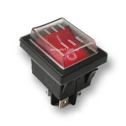 Interruptor  1 tecla - 2 pos - 4 term - con prote