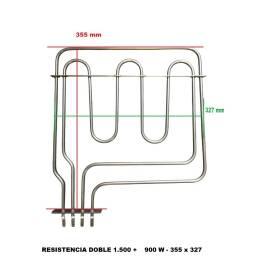 Resistencia  Doble 1.500 + 900 W - 355 x 327 MM